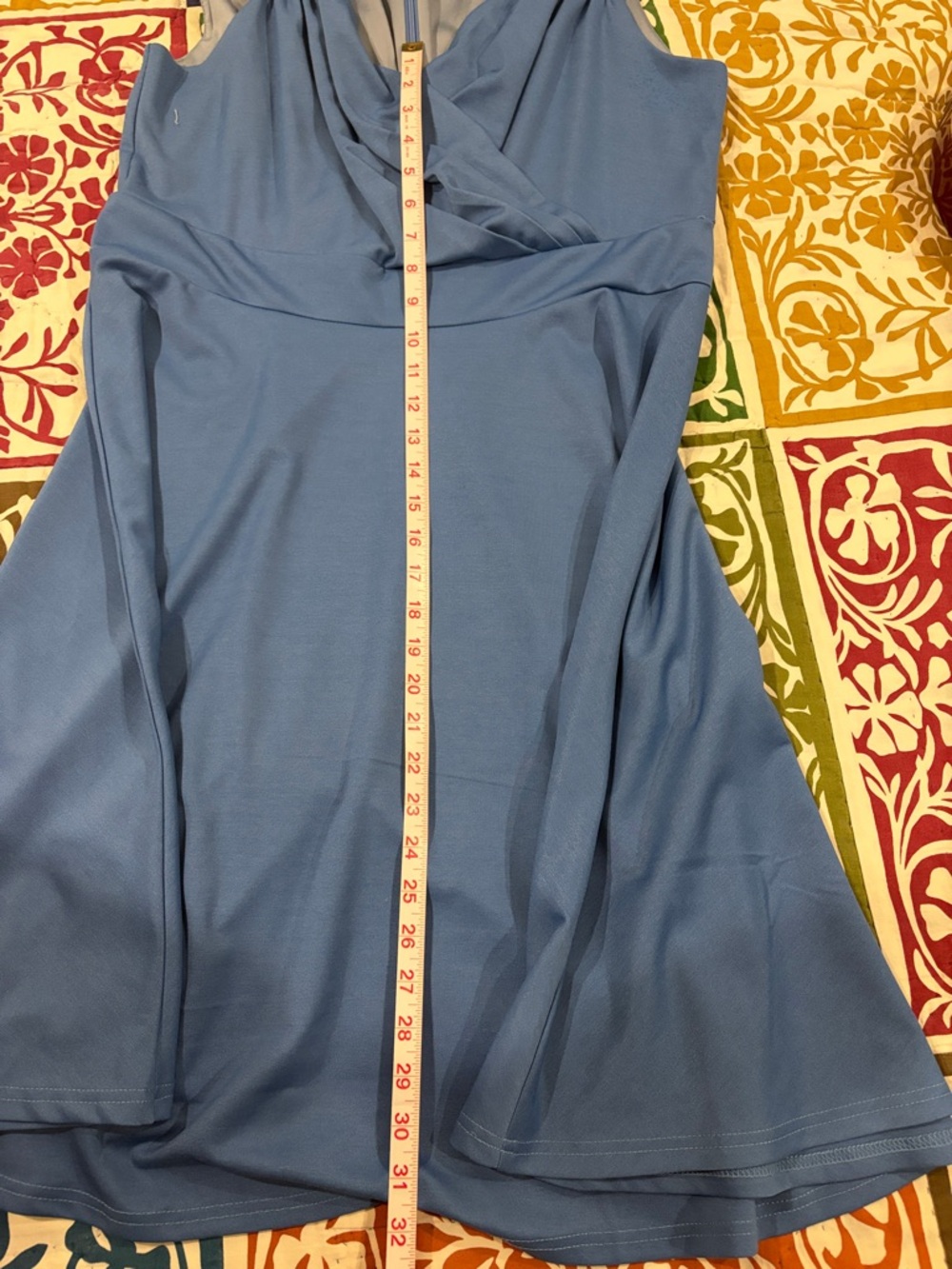 Grace Karin Blue Sleeveless A-Line Dress - Picture 7 of 7